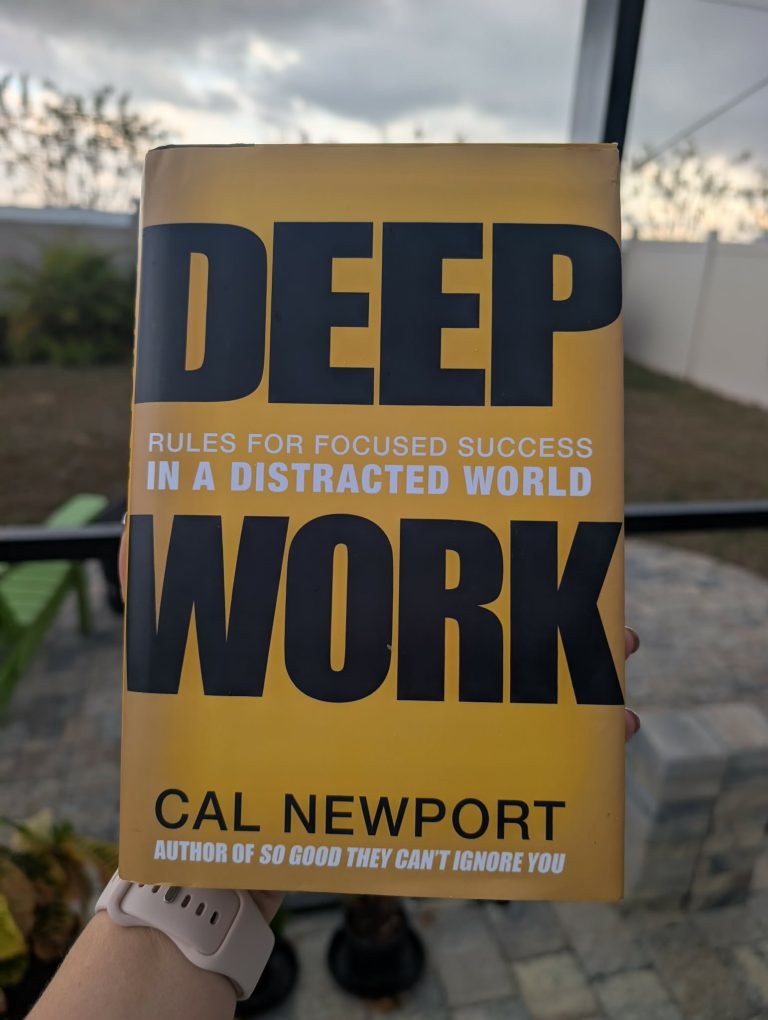 Deep Work Cal Newport Book
